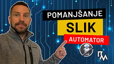 Kako pomanjšati slike - večje število | Automator (Mac OS)