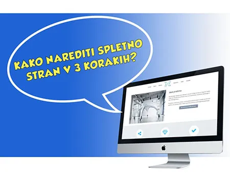 Kako narediti spletno stran v 3 korakih