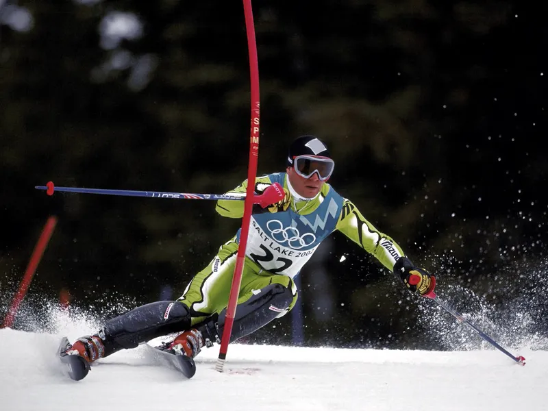 Rene Mlekuž — slalom, Salt Lake 2002